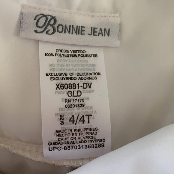 Bonnie Jean dress size 4 - Picture 5 of 5